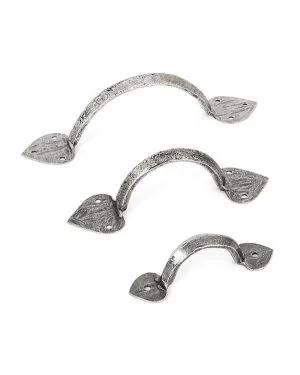 Pewter 4" Gothic D Handle