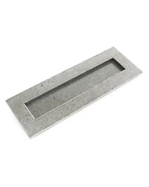 Pewter Large Letter Plate