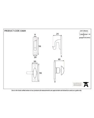 Pewter Cupboard Turn