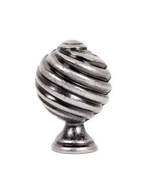 Pewter Twist Cabinet Knob