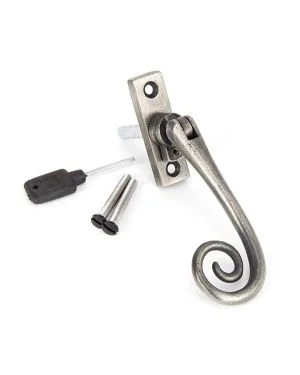 Antique Pewter Slim Monkeytail Espag - LH