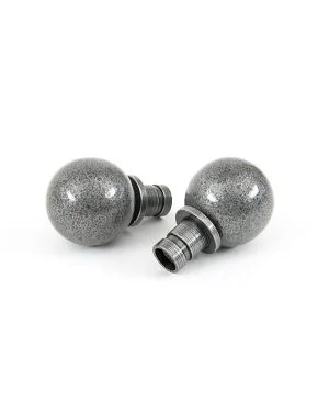 Pewter Ball Curtain Finial (pair)
