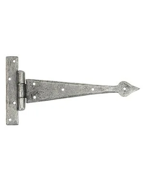 Pewter 9" Arrow Head T Hinge (pair)