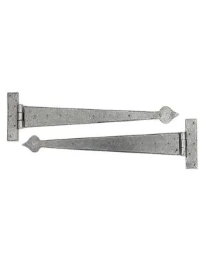 Pewter 22" Arrow Head T Hinge (pair)