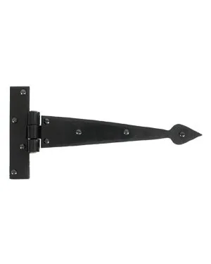 Black 9" Arrow Head T Hinge (pair)