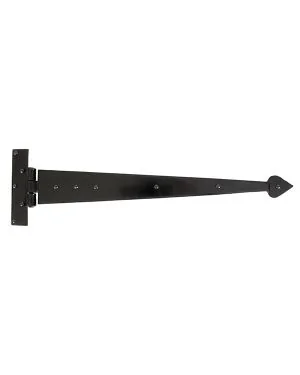 Black 22" Arrow Head T Hinge (pair)