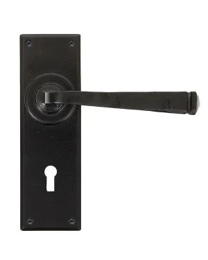 Black Avon Lever Lock Set