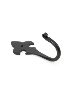 Black Fleur-De-Lys Coat Hook