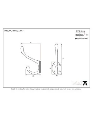 Black Celtic Hat & Coat Hook