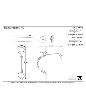 Black Gothic Thumblatch