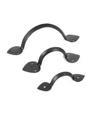 Black 6" Gothic D Handle