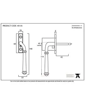 Pewter Regency Espag - RH