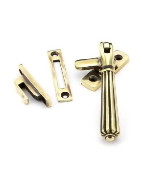 Aged Brass Locking Hinton Fastener