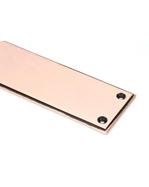 Polished Bronze 425mm Art Deco Fingerplate
