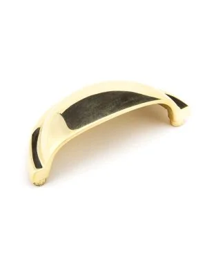 Polished Brass Regency Concealed Drawer Pull