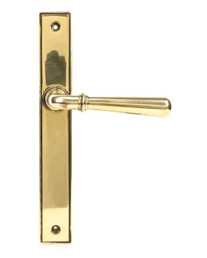 Aged Brass Newbury Slimline Lever Latch Set