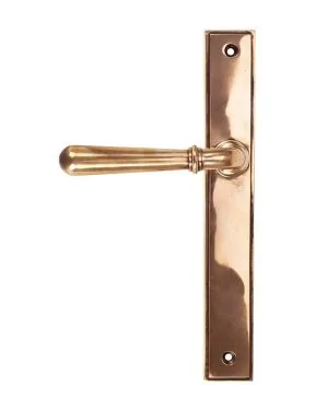 Polished Bronze Newbury Slimline Lever Latch Set