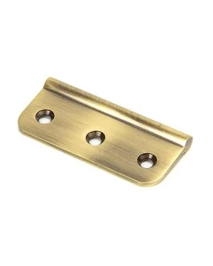 Aged Brass 3" Dummy Butt Hinge (Single)