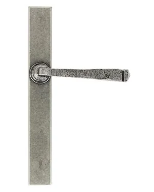 Pewter Avon Slimline Lever Latch Set
