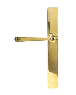Aged Brass Avon Slimline Lever Latch Set