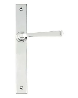 Polished Chrome Avon Slimline Lever Latch Set