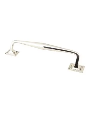 Polished Nickel 300mm Art Deco Pull Handle