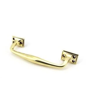 Aged Brass 230mm Art Deco Pull Handle