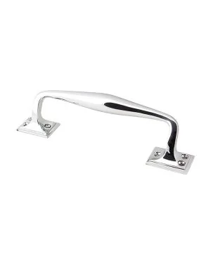 Polished Chrome 230mm Art Deco Pull Handle