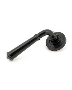 Black Regency Lever on Rose Set (Art Deco)