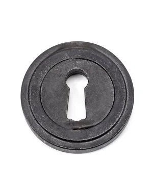 External Beeswax Round Escutcheon (Art Deco)