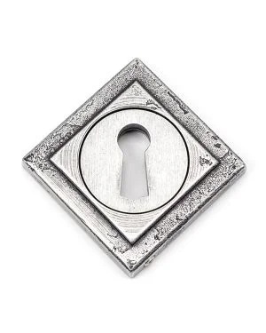 Pewter Round Escutcheon (Square)