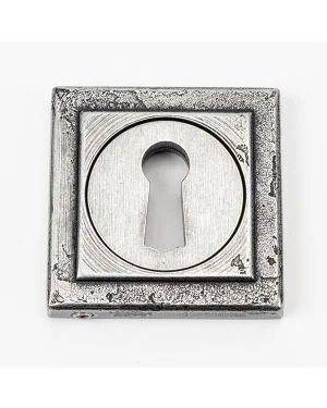 Pewter Round Escutcheon (Square)
