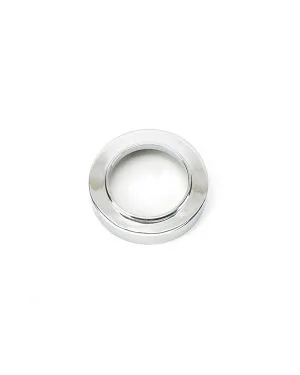 Polished Chrome Round Euro Escutcheon (Plain)