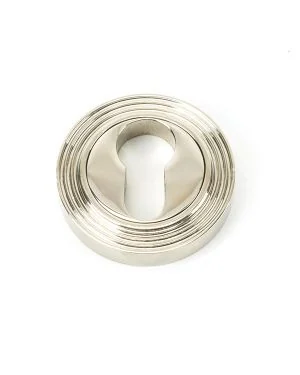 Polished Nickel Round Euro Escutcheon (Beehive)