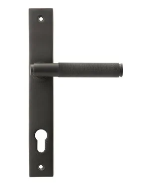 Aged Bronze Brompton Slimline Lever Espag. Lock Set