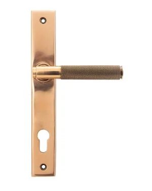 Polished Bronze Brompton Slimline Lever Espag. Lock Set