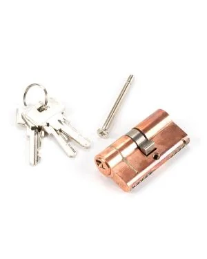 Polished Bronze 30/30 5pin Euro Cylinder KA