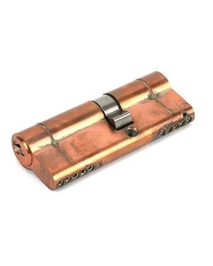Polished Bronze 35/45 5pin Euro Cylinder KA