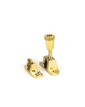Polished Brass Brompton Brighton Fastener (Radiused)