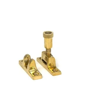 Polished Brass Brompton Brighton Fastener - Narrow (Square)