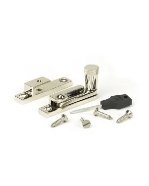Polished Nickel Brompton Quadrant Fastener - Narrow