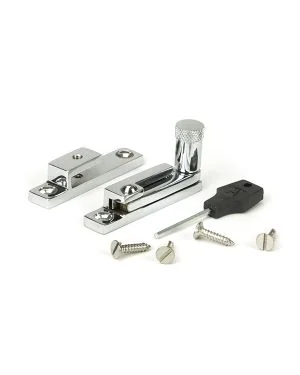 Polished Chrome Brompton Quadrant Fastener - Narrow