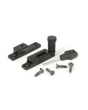Aged Bronze Brompton Quadrant Fastener - Narrow