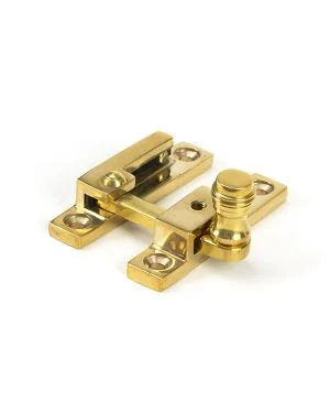 Polished Brass Prestbury Quadrant Fastener - Narrow