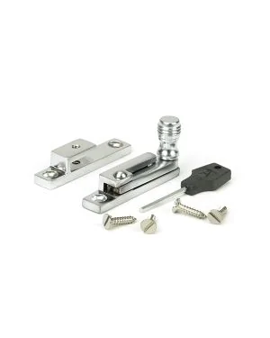 Satin Chrome Prestbury Quadrant Fastener - Narrow