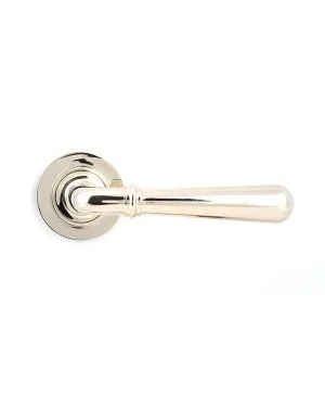 Polished Nickel Newbury Lever on Rose Set (Plain)
