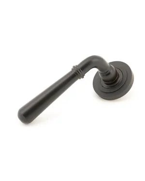 Aged Bronze Newbury Lever on Rose Set (Art Deco)