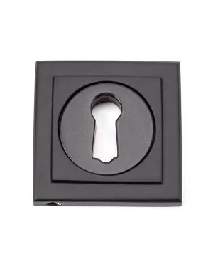 Aged Bronze Round Escutcheon (Square)