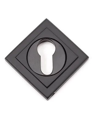 Aged Bronze Round Euro Escutcheon (Square)