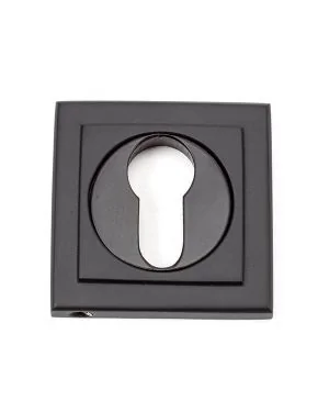 Aged Bronze Round Euro Escutcheon (Square)